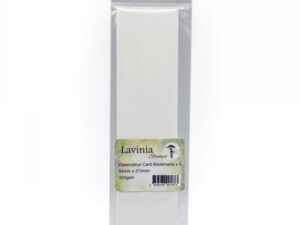 LS067 Lavinia Stamps, Papir Watercolour Card Bookmarks, 5,4 x 21,3 cm. 5 stk.