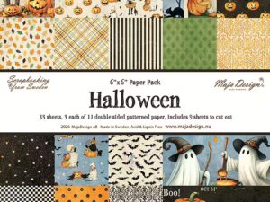 1527 Maja Design Papirsblok 15 x 15, Halloween