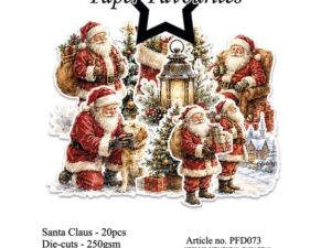 PFD073 Paper Favourites Die-Cuts, Santa Claus - Julemand