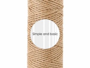SBA671 Simple and Basic, Hemp Cord - Hampsnor 1mm x 50m