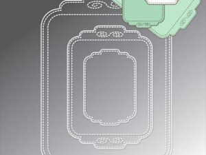 BLD1894 By Lene Die Cut/Emb, Elegrant Frames - Ramme