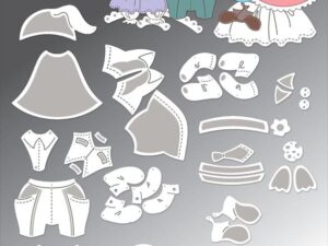 BLD1896 By Lene Die Cut/Emb, Accessories/TIlbehør til #BLD1895 XL Mouse - Store Mus
