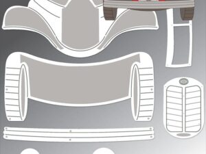 BLD1897 By Lene Die Cut/Emb, Vintage Car - Veteranbil