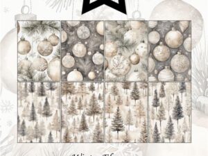 PFA243 Paper Favourites, Papirsblok A5, Winter Elegance