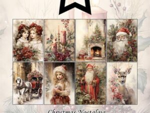 PFA646 Paper Favourites, Papirsblok A6, Christmas Nostalgia - Nostalgisk Jul
