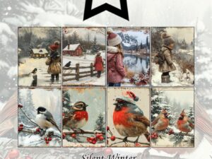 PFA649 Paper Favourites, Papirsblok A6, Silent Winter - Vinter Landskaber mm