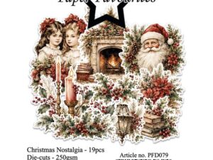 PFD079 Paper Favourites Die-Cuts, Christmas Nostalgia - Nostalgisk Jul
