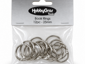 HGT056 HobbyGros Tools, Book Rings - 25mm