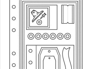 SBD721 Simple and Basic die, Album/Journal/Planner #1