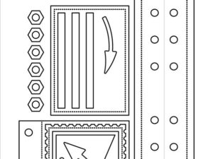 SBD722 Simple and Basic die, Album/Journal/Planner #2